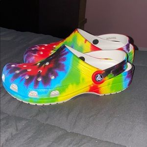 Tie Dye Crocs